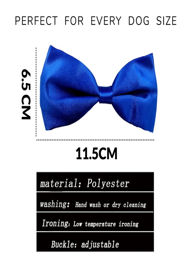 Goofy Tails X Design Chefz Summer Staycation Cat & Dog Bow - Eco Blue Bow for Cats & Dogs | Ideal Pet Birthday Gift (Blue, Medium) - Image 3